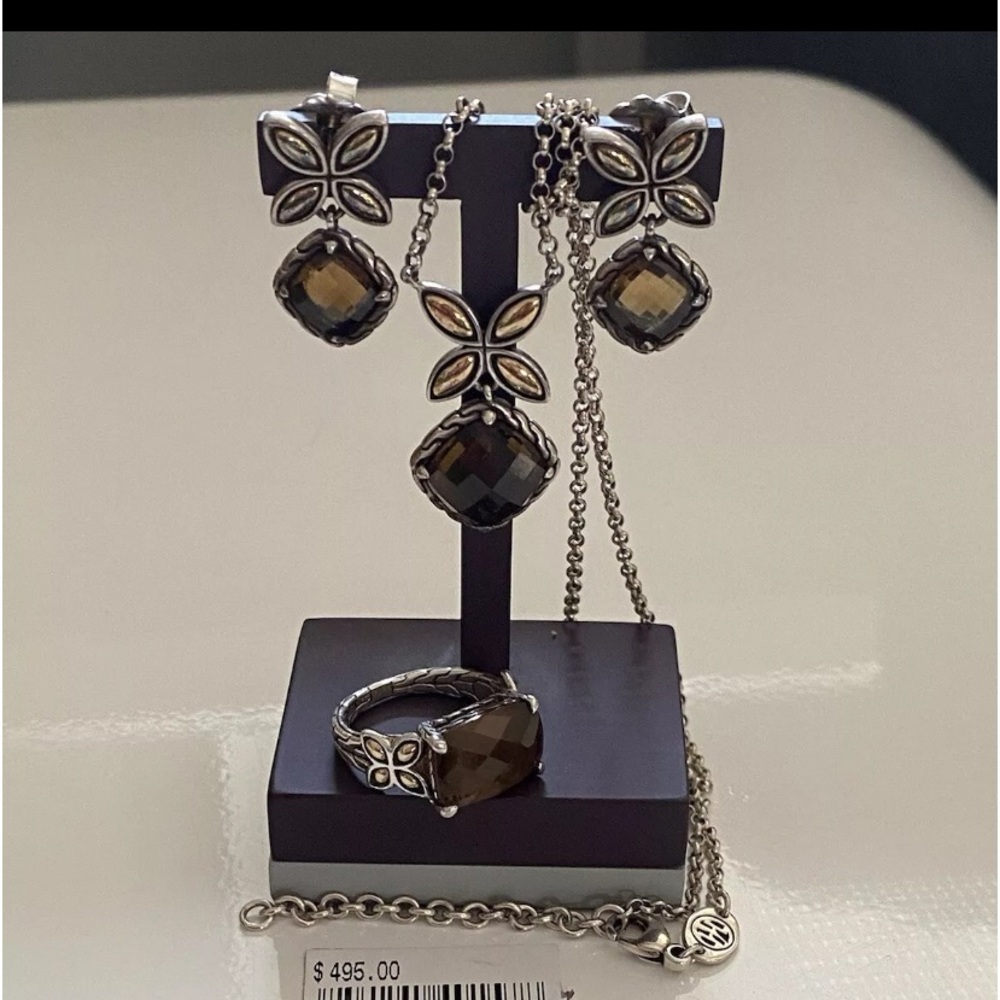 John Hardy Set (Necklace, Earrings & Ring)